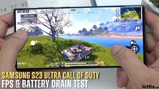 Samsung Galaxy S23 Ultra Call of Duty Gaming test | Snapdragon 8 Gen 2, 120Hz