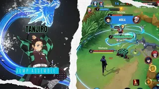 Jump Assemble: Tanjiro Gameplay  #jumpassemble #demonslayer #kimetsunoyaiba #tanjiro #moba