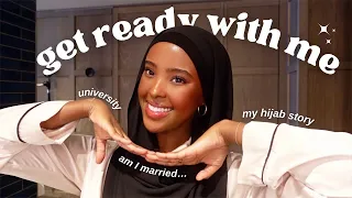 GET READY WITH ME 🎀 marriage, hijab story, influencer tips + girl talk!