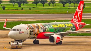 20 MINS LANDINGS & TAKEOFFS at DMK | 4K | Bangkok Don Mueang Airport Plane Spotting (2023)