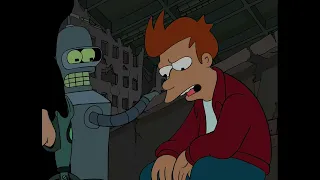 Futurama - Fry and Leela Career Chip 4k