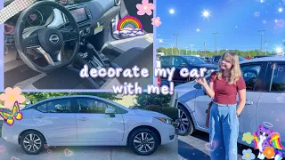 buying my first car + decorate it with me!! 💜🚙