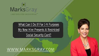 What can I do if for I-9 purposes my new hire presents a Restricted Social Security Card?