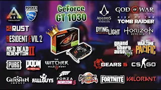 ✅ GT 1030 ✅ Test in 25 Games ✅ ¿Vale la pena? ✅ PC BAJOS RECURSOS ✅ 2022