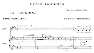 Claude Debussy - Fêtes galantes, book 1 (1891)