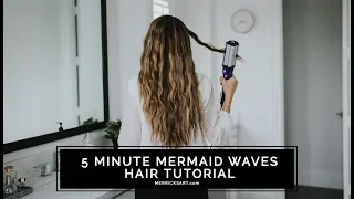 5 minute beachy waves hair tutorial with the Bed Head Artist Deep Waver