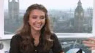 Jessica Alba superhero interview on the London EYE