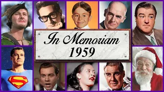 In Memoriam 1959: Famous Faces We Lost in 1959