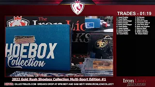 2022 Gold Rush Shoebox Collection Multi-Sport Edition #1