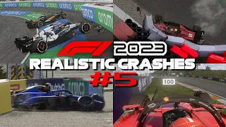 F1 2023 REALISTIC CRASHES #5