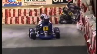 Go Kart racing: Schumacher and Prost (Paris-Bercy 1994)