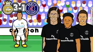 💔MCN - BAD BROMANCE!💔 3-1 Real Madrid vs PSG (Champions League 2018 Goals Highlights Parody)