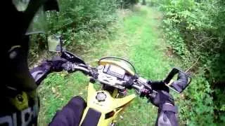 Supermoto in the woods (drz400) (Pulse Adrenaline 125)