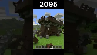 2022 VS 2095 Minecraft #shorts #minecraft