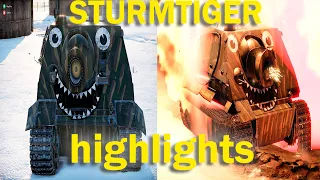 War Thunder STURMTIGER Gameplay Compilation Best Moments Tanks 2022