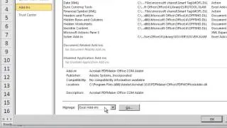 Installing the Data Analysis ToolPak in Microsoft Excel 2010