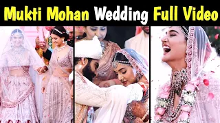 Mukti mohan marriage full video | mukti mohan wedding full video | shakti mohan sister mukti wedding