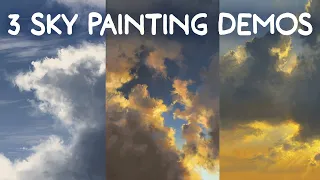 How I Paint Clouds (digital study process)
