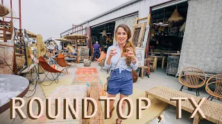 One of the most EPIC Antiques Shows in the World - ROUND TOP TEXAS GUIDE