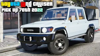 Toyota Land Cruiser Pick Up 70th 2022 - GTA 5 Real Life Car Mod + Download Link!