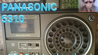 national panasonic r 5310 4 band radio cassette recorder