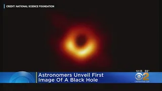 Astronomers Reveal First Image Of Black Hole