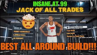 THE BEST BUILD ON 2K22 JACK OF ALL TRADES BUILD!!!