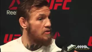 Conor McGregor 's Reaction to Dos Anjos pulling out of UFC 196