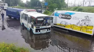 Венеція на вулицях Ковеля (потоп у Ковелі 01.06.2016)