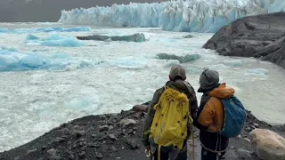 Grey Glacier Calving and Rescue Mission