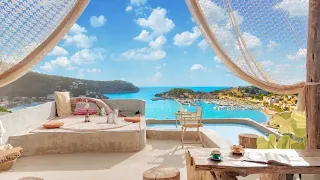 Beach Resort Cafe Ambience ☕Enjoy Vacation in Italia with Bossa Nova Instrumental Jazz Music