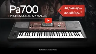 Korg Pa700 Sounds & Styles demo   (All PLAYING, NO TALKING!!!)