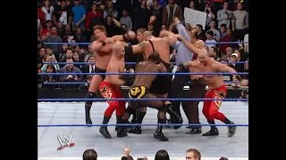 Big Show is ambushed by JBL and Kurt Angle (WWE SmackDown!) HD | 2005