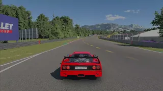 Gran Turismo 7 - Ferrari F40 Gameplay At Sainte-Croix Circuit [PS5 4K 60FPS].