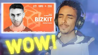 react to Bizkit solo elimination 🤯🔥 | grand beatbox battle 2023 #gbb2023 #gbb2024 #gbb23