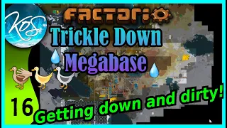 Factorio Trickle Down Megabase 16 - SO MANY MISTAKES TO FIX! - Let's Play