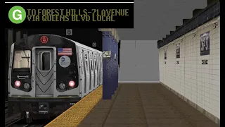 OpenBVE Special: G Train To Forest Hills-71st Avenue Via Queens Blvd Local (R160A Alstom)