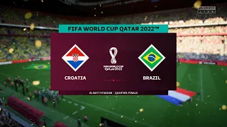 Croatia vs Brazil | Quarter Final | FIFA World Cup Qatar 2022™ | FIFA 23 On PC