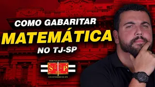 Como Gabaritar Matemática no TJ SP - Banca Vunesp