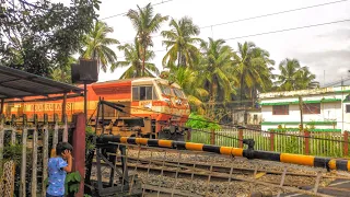 The End - Last Diesel Locomotive To Pull The RAJDHANI EXPRESS To Kerala...