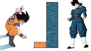DBZMacky Son Goku POWER LEVELS Over The Years (DB/DBZ/DBS/DBH)