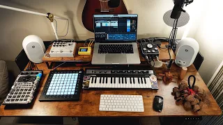 i built the best music production desk setup