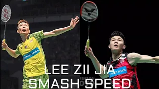 LEE Zii Jia beat LEE Chong Wei Smash Speed Record ??!! _ Watch and Enjoy Guys _ @LEEZiiJiaFan