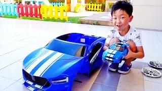 예준이의 전동 자동차 장난감 조립놀이 Power Wheels Car Toy Assembly