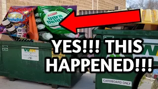 SHE FOUND A WHOLE CASE IN THE DUMPSTERS! Dollar Store Dumpster Diving!