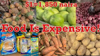 Current Cost Of Foodstuff In Nigerian Market as 1 dollar Hits 1,800 naira.
