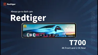 REDTIGER T700 Mirror Dash Cam
