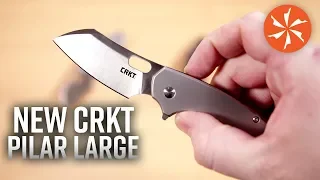 New CRKT Pilar Large EDC Folding Knives Just In at KnifeCenter.com