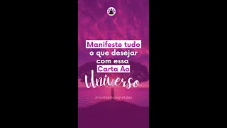 Lei da Atração Carta Mágica ao Universo - Realize Seus Sonhos Descubra Como Usar o Método #shorts