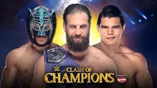 Drew Gulak Vs Humberto Carrillo Vs Lince Dorado Cruiserwight Title | Clash Of Champions 2019